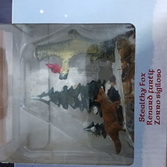 Carole Towne Stealthy Fox Renard Furtif Red Fox Christmas Trees New in Box - Picture 2 of 3